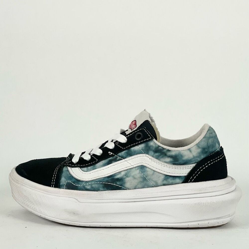 VANS Old Skool Overt CC Womens 6.5 Tie-Dye Platform Classic Retro Skate Sneakers